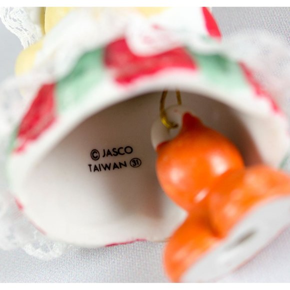 Jasco Caring Critter Chimer Bisque Porcelain Ornament Mother & Baby Bear Vintage - Picture 14 of 14